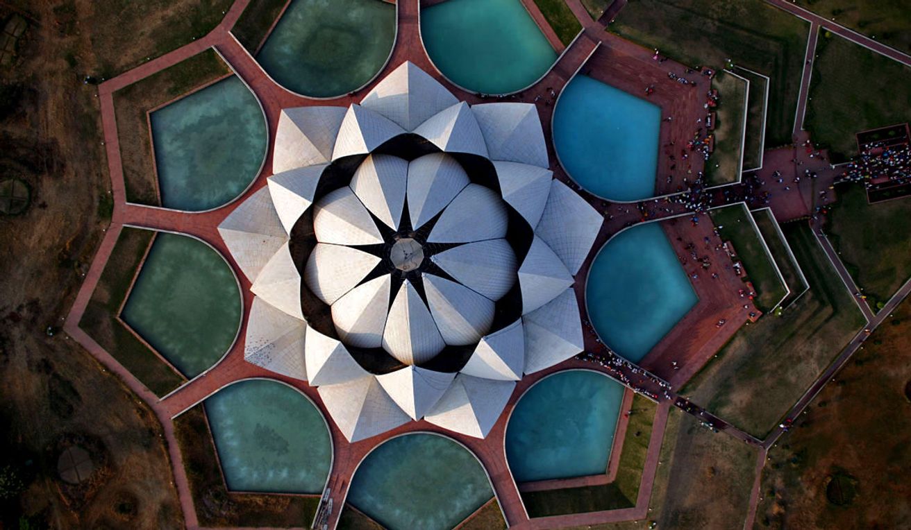 lotus_temple_architechture